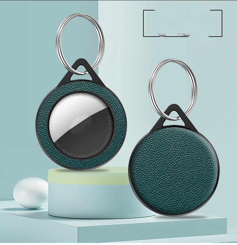 Kompatibel mit Apple, Anwendbar Apple Airtag Locator Schutzhülle Airtags Erste Schicht Leder Hartschale Angepasst Begrenzt Neues Tracking