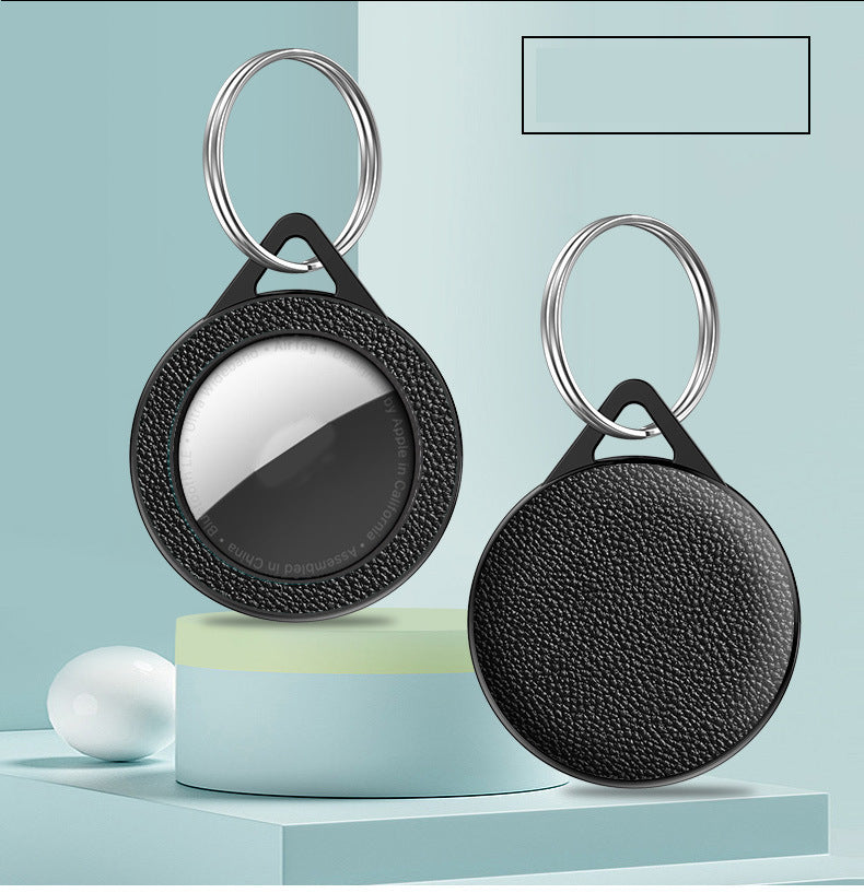 Kompatibel mit Apple, Anwendbar Apple Airtag Locator Schutzhülle Airtags Erste Schicht Leder Hartschale Angepasst Begrenzt Neues Tracking