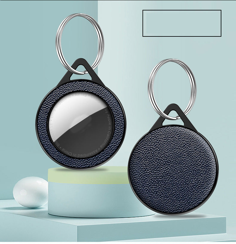 Kompatibel mit Apple, Anwendbar Apple Airtag Locator Schutzhülle Airtags Erste Schicht Leder Hartschale Angepasst Begrenzt Neues Tracking