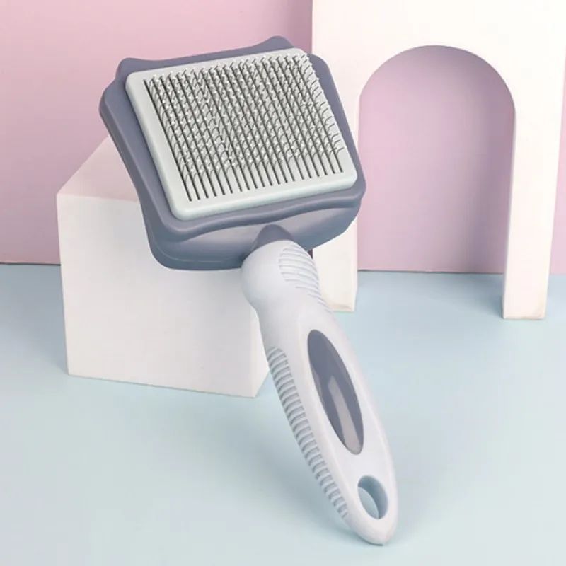 Dog Brush Automatic Pet Hair Remover Self-cleaning Cat Brush Massage Comb For Large Dogs Grooming Hair Knot Opening Pet Products