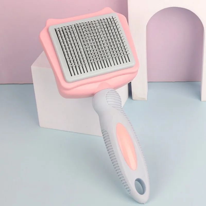 Dog Brush Automatic Pet Hair Remover Self-cleaning Cat Brush Massage Comb For Large Dogs Grooming Hair Knot Opening Pet Products